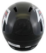 Falcons Michael Vick Signed 2003-19 TB F/S Speed Rep Helmet W/ Case BAS Wit 2