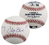 Athletics Vida Blue "71 Cy Young, 71 MVP" Signed OAL Baseball BAS #BU43406