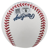 Rangers Josh Sborz Authentic Signed 2023 World Series Logo Baseball BAS #BQ45348