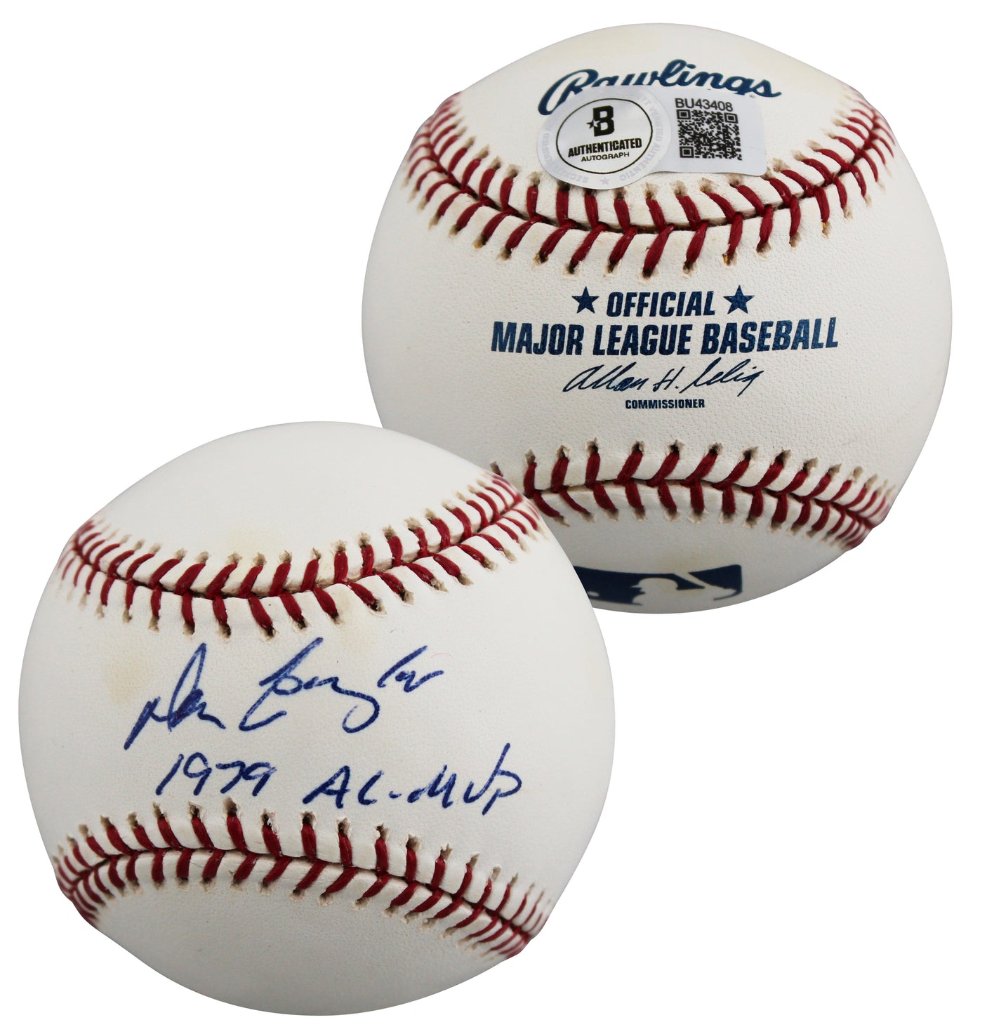 Angels Don Baylor "1979 AL MVP" Authentic Signed OML Baseball BAS #BU43408