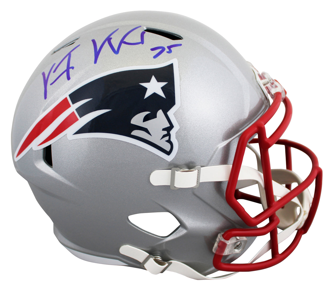 Patriots Vince Wilfork Authentic Signed Full Size Speed Rep Helmet BAS Witnessed