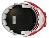Patriots Vince Wilfork Signed Full Size Speed Rep Helmet W/ Case BAS Witnessed