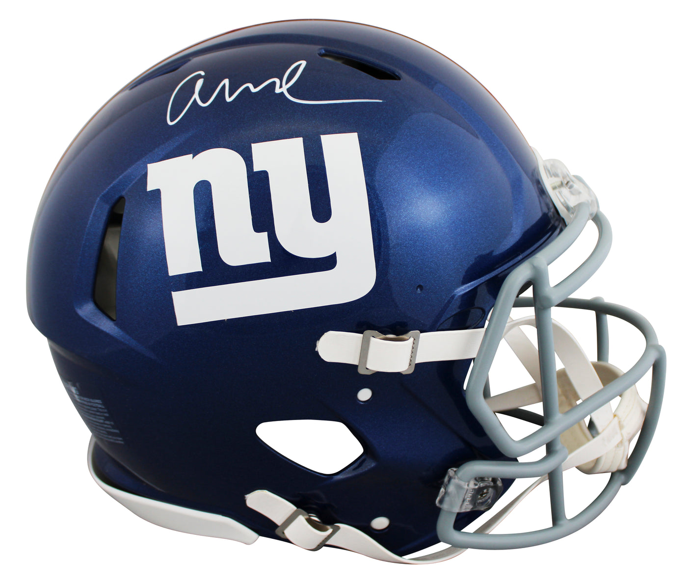 Giants Abdul Carter Authentic Signed Full Size Speed Proline Helmet BAS Witness
