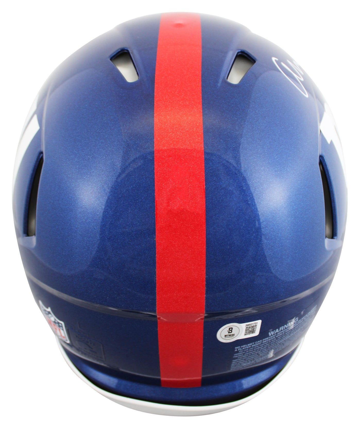 Giants Abdul Carter Signed Full Size Speed Proline Helmet W/ Case BAS Witnessed