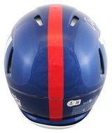 Giants Abdul Carter Signed Full Size Speed Proline Helmet W/ Case BAS Witnessed
