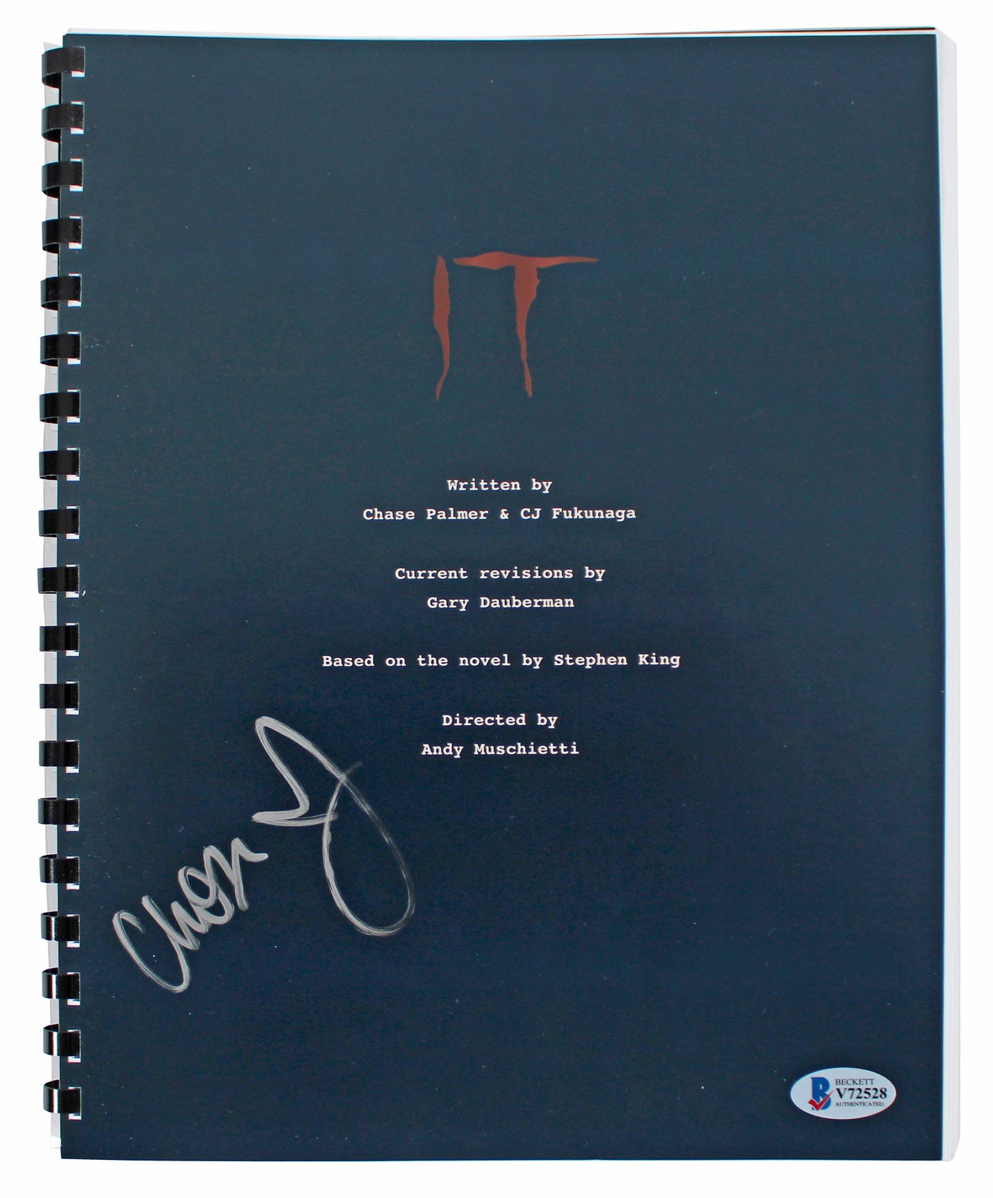 Chosen Jacobs IT Authentic Signed Replica Movie Script Autographed BAS #V72528