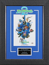 Ke Huy Quan & Byron Howard Zootopia 2 Signed 8x10 Framed Photo PSA/DNA #AQ49202