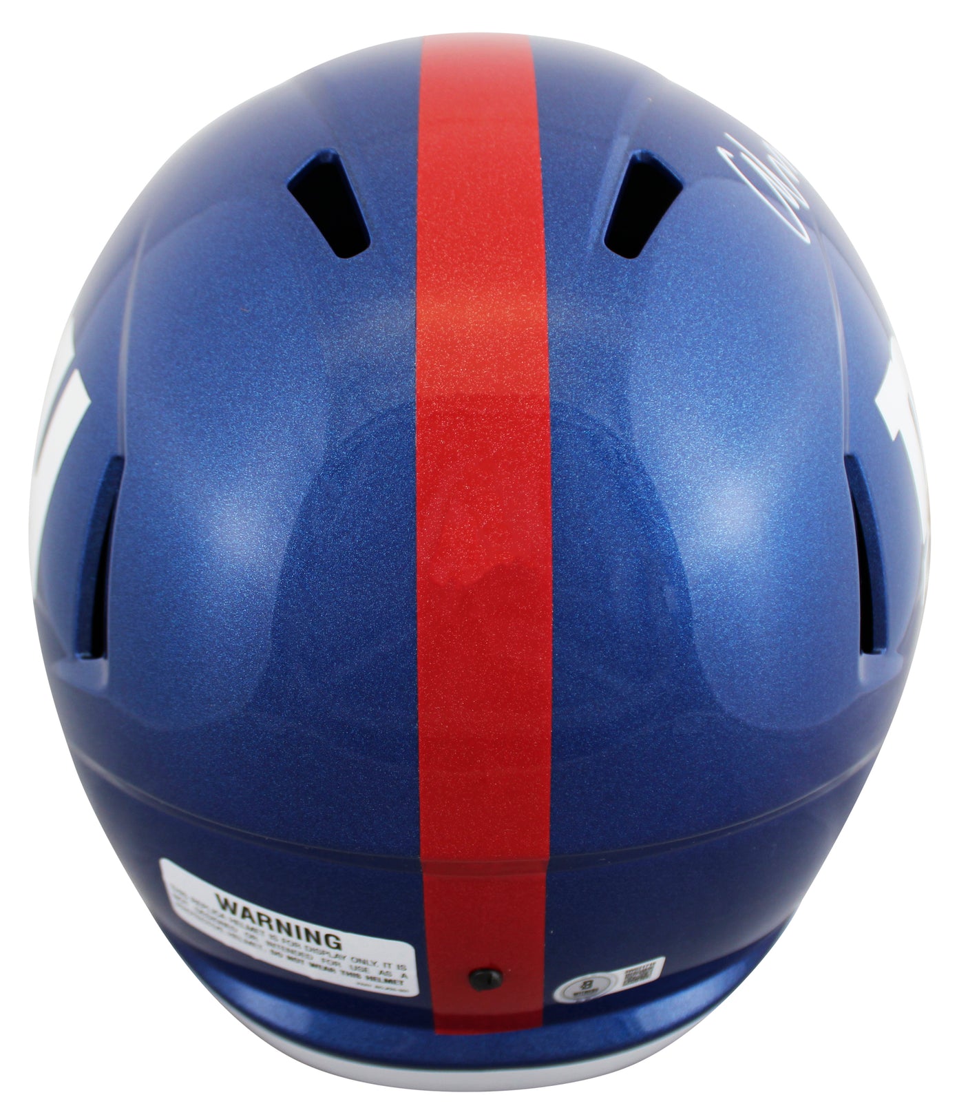 Giants Abdul Carter Signed Full Size Speed Rep Helmet W/ Case BAS Witnessed