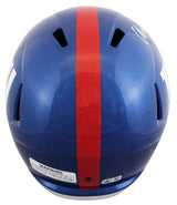 Giants Abdul Carter Signed Full Size Speed Rep Helmet W/ Case BAS Witnessed