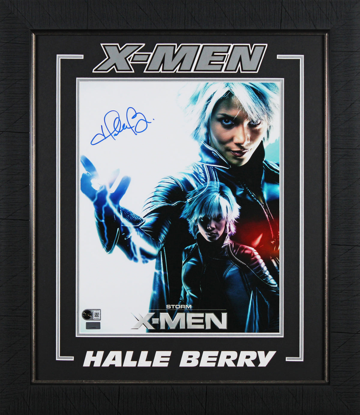 Halle Berry X-Men Authentic Signed 11x14 Framed Vertical Storm Photo BAS
