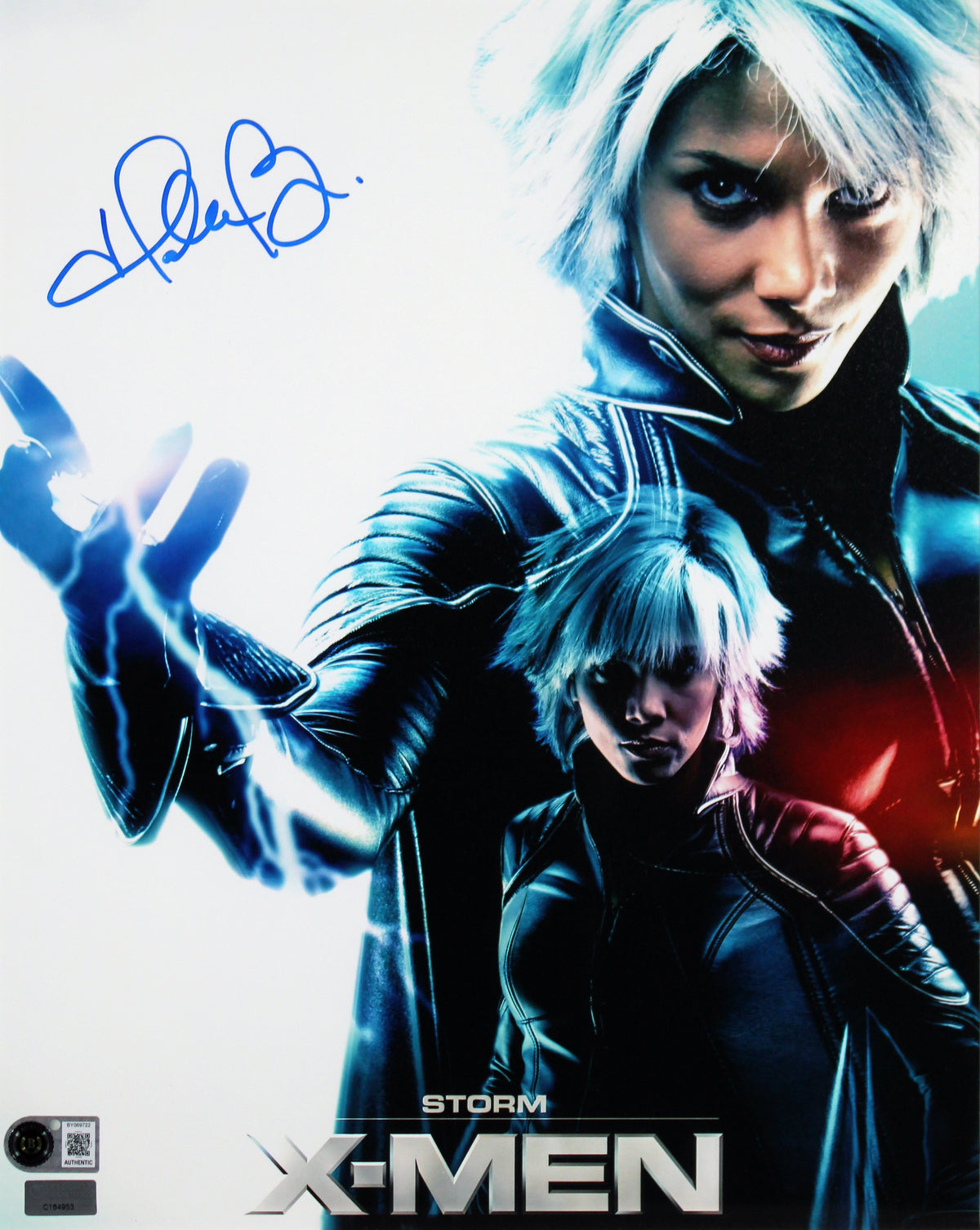 Halle Berry X-Men Authentic Signed 11x14 Framed Vertical Storm Photo BAS
