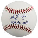 Angels Don Baylor "1979 AL MVP" Authentic Signed OML Baseball BAS #BU43411