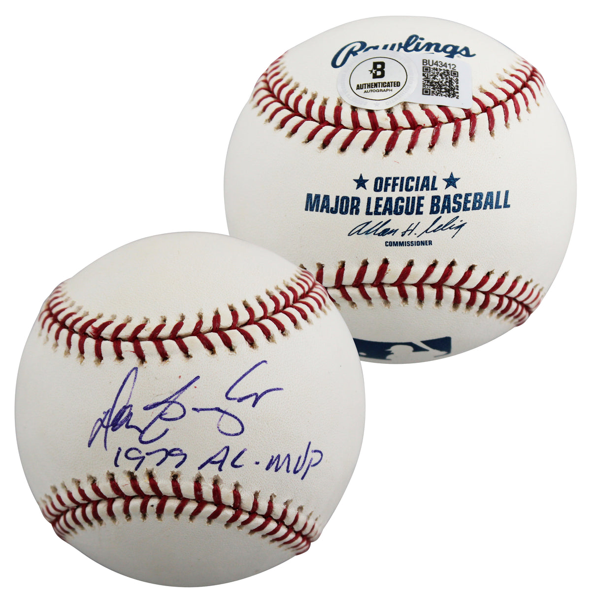 Angels Don Baylor "1979 AL MVP" Authentic Signed OML Baseball BAS #BU43412