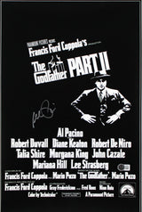 Al Pacino The Godfather Part 2 Signed 12x18 Mini Movie Poster Photo BAS