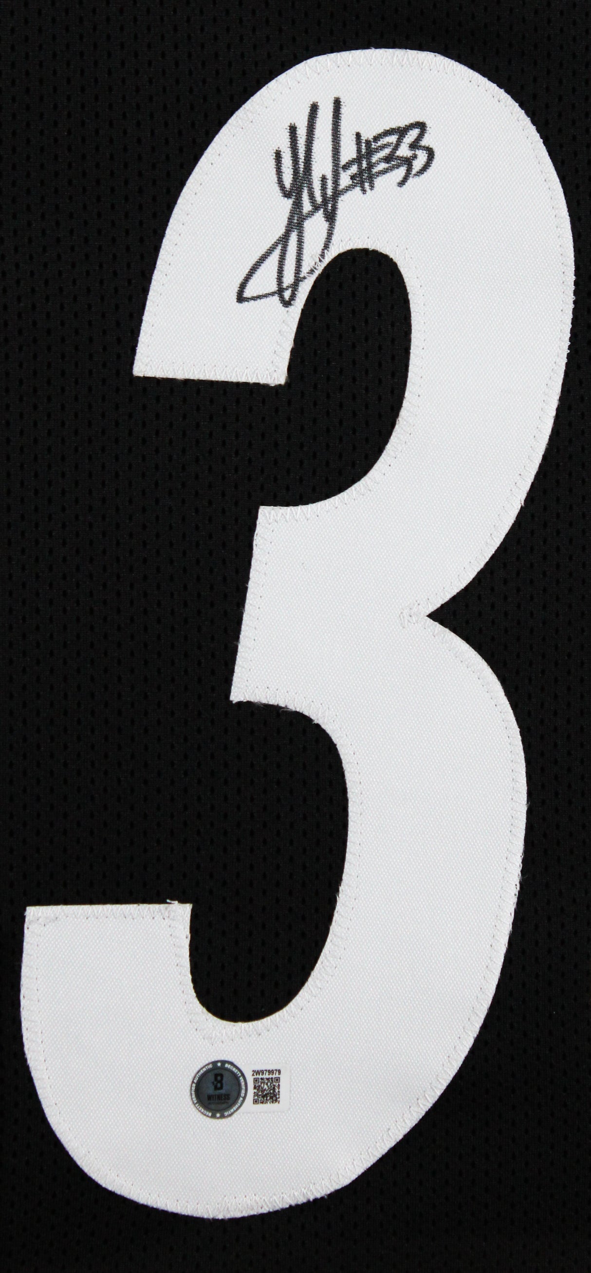 Jack Sawyer Authentic Signed Black Pro Style Framed Jersey BAS Witnessed