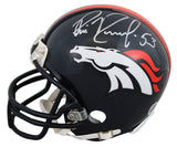 Broncos Bill Romanowski Authentic Signed VSR4 Rep Mini Helmet BAS #BV01193
