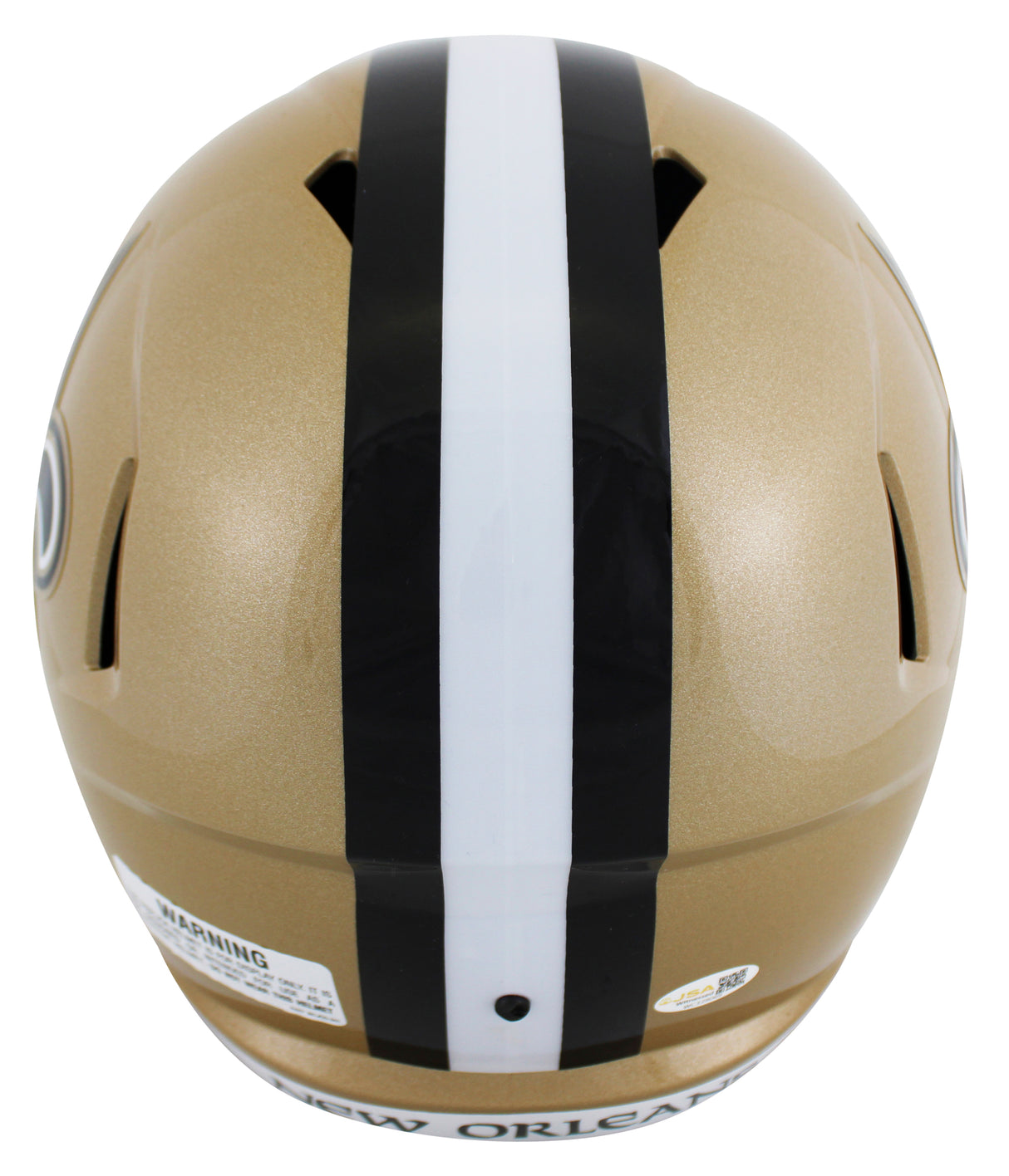 Saints Jonathan Vilma "SB XLIV Champ" Signed Full Size Speed Rep Helmet JSA Wit