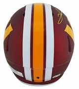 Commanders Clinton Portis Signed 2024 On-Field Alt F/S Speed Rep Helmet BAS Wit