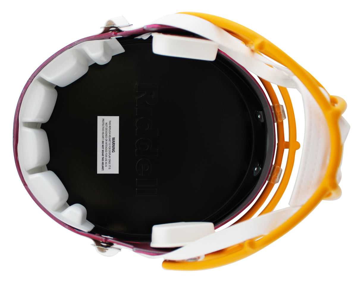 Clinton Portis Signed 2024 On-Field Alt F/S Speed Rep Helmet W/ Case BAS Witness