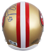 49ers Bill Romanowski Authentic Signed VSR4 Rep Mini Helmet BAS #BV01196
