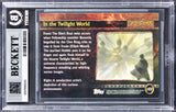 Elijah Wood "Frodo" Signed 2002 Topps LOTR Update #149 Card Auto 10! BAS Slabbed
