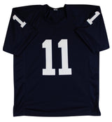 Penn State Abdul Carter Authentic Signed Navy Blue Pro Style Jersey BAS Witness