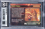 Elijah Wood "Frodo" Signed 2002 Topps LOTR Update #106 Card Auto 10! BAS Slabbed