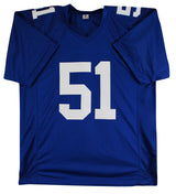 Abdul Carter Authentic Signed Blue Pro Style Jersey Autographed BAS Witnessed