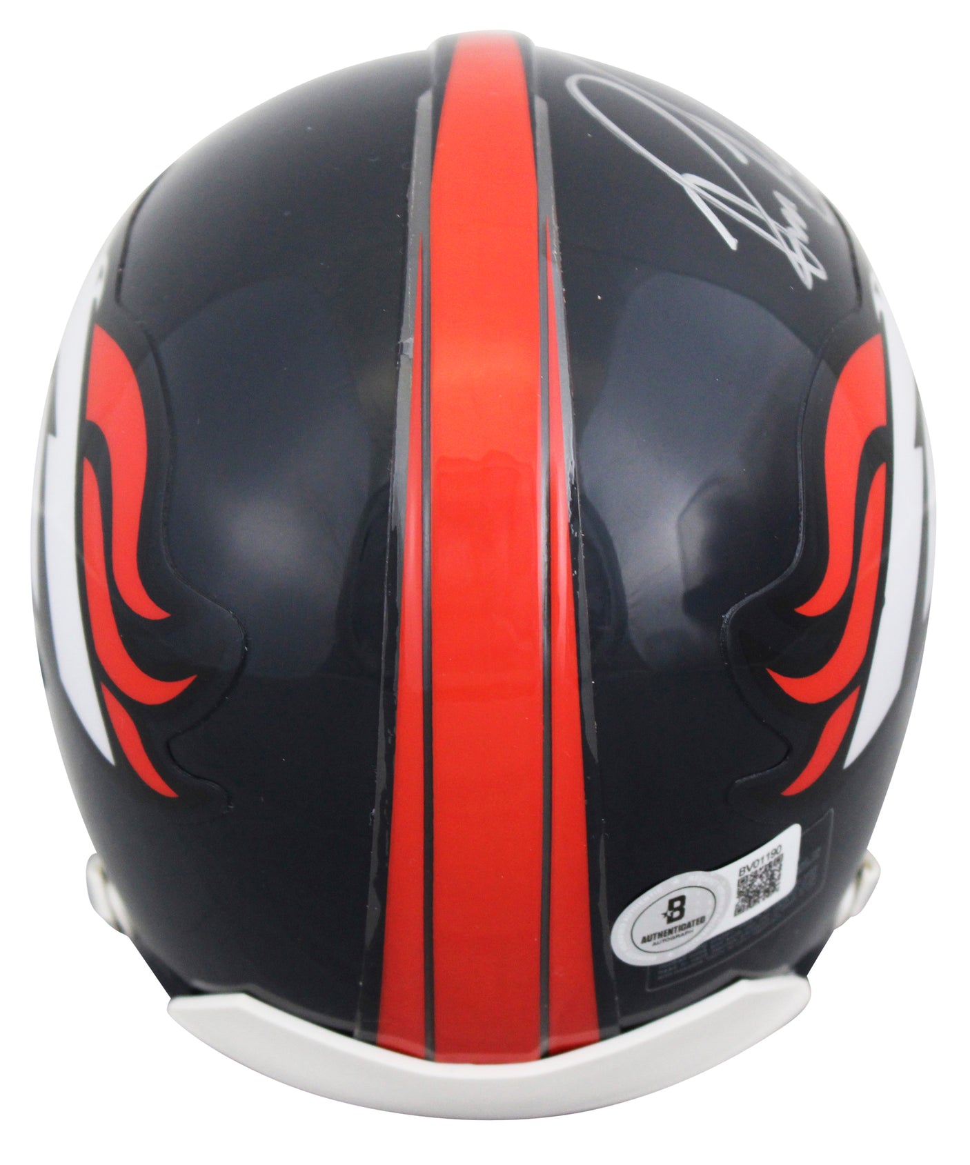 Broncos Bill Romanowski Authentic Signed VSR4 Rep Mini Helmet Autographed BAS