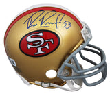 49ers Bill Romanowski Authentic Signed VSR4 Rep Mini Helmet W/ Case BAS