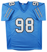 UNC Lawrence Taylor Authentic Signed Light Blue Pro Style Jersey BAS Witnessed