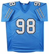 UNC Lawrence Taylor Authentic Signed Light Blue Pro Style Jersey BAS Witnessed