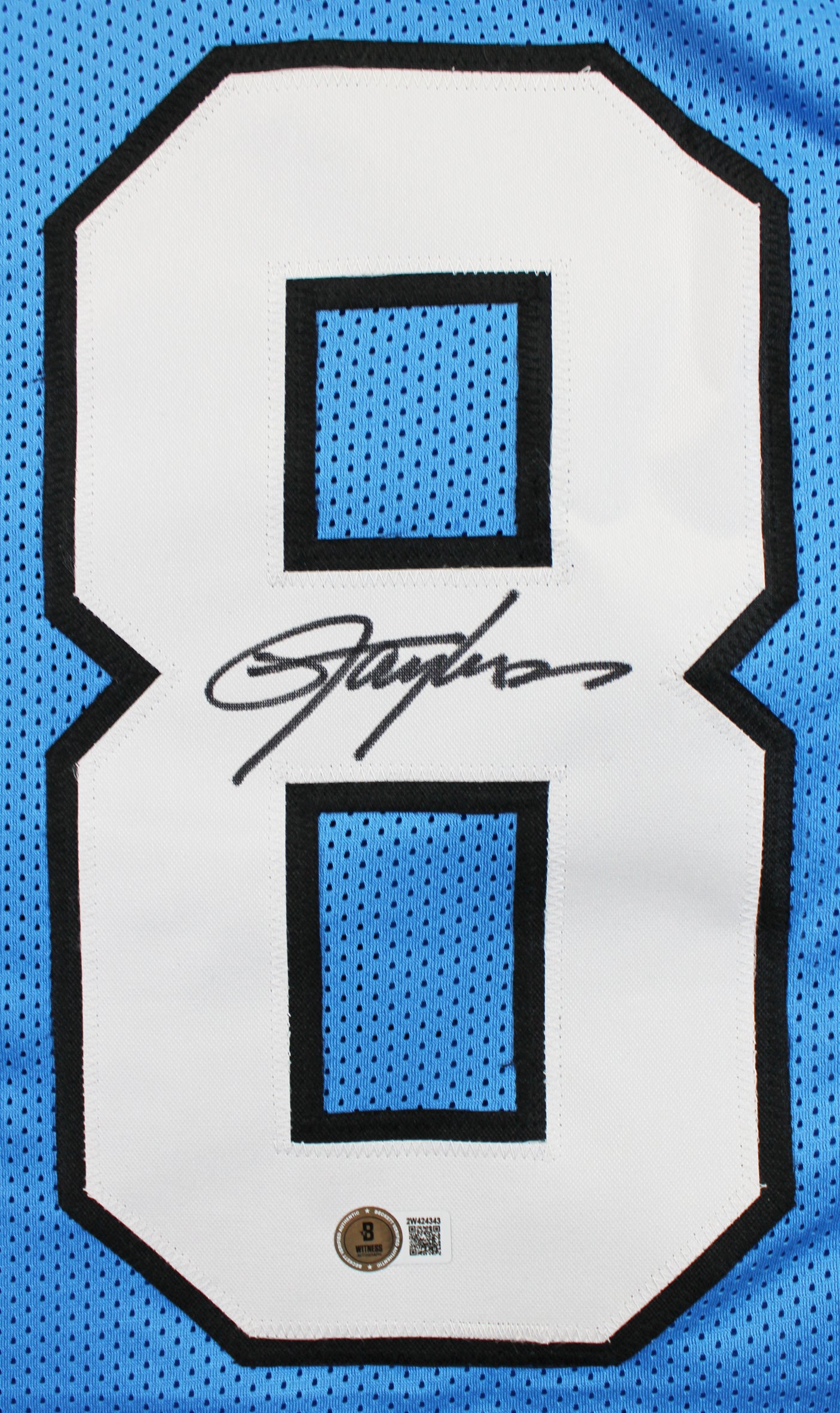 UNC Lawrence Taylor Authentic Signed Light Blue Pro Style Jersey BAS Witnessed