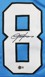 UNC Lawrence Taylor Authentic Signed Light Blue Pro Style Jersey BAS Witnessed
