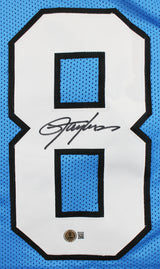 UNC Lawrence Taylor Authentic Signed Light Blue Pro Style Jersey BAS Witnessed