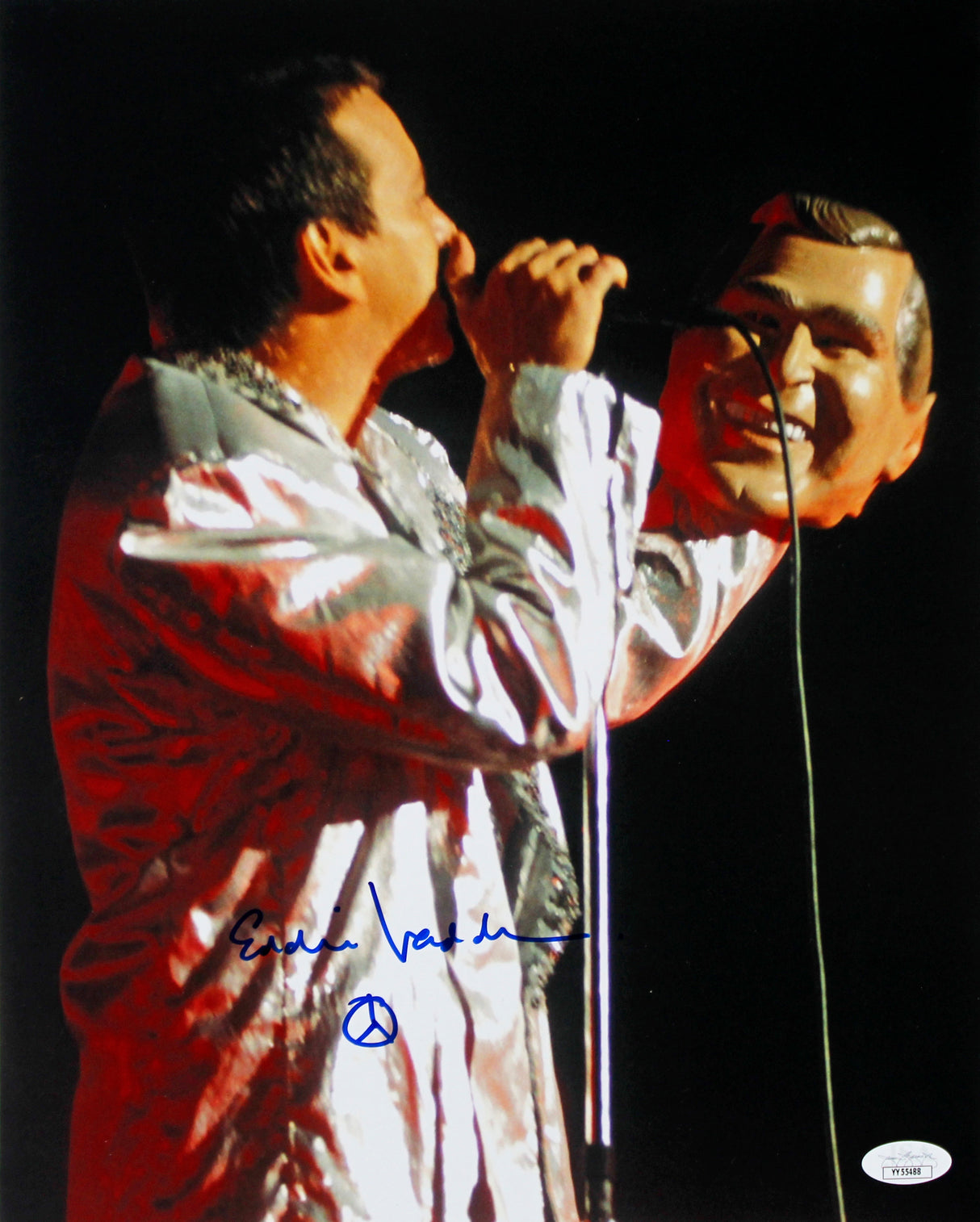 Eddie Vedder Pearl Jam Authentic Signed 11x14 Photo JSA #YY55488