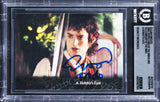 Elijah Wood "Frodo" Signed 2001 Topps LOTR FOTR #60 Card Auto GM 10! BAS Slabbed