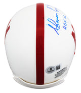 Nebraska Ahman Green HOF 12 Authentic Signed VSR4 Rep Mini Helmet W/ Case BAS