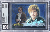Sean Astin Signed 2006 Topps LOTR Evolution Rare #11B Card Auto 10! BAS Slabbed
