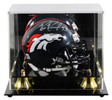 Broncos Bill Romanowski Authentic Signed VSR4 Rep Mini Helmet W/ Case BAS