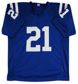 D.J. Giddens Authentic Signed Blue Pro Style Jersey Autographed BAS Witnessed