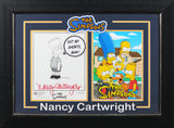 Nancy Cartwright The Simpsons Signed 8x10 Framed Bart Simpson 8x10 Photo BAS LOA