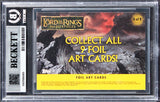 Sean Astin "Sam" Signed 2006 Topps LOTR MP Foil Silver #6 Card Auto 10! BAS Slab