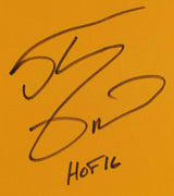 Shaquille O'Neal "HOF" Signed Yellow M&N 99-00 HWC Authentic Framed Jersey BAS W