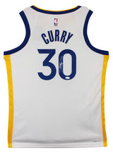 Warriors Stephen Curry Signed White Nike Association Edition Swingman Jersey JSA