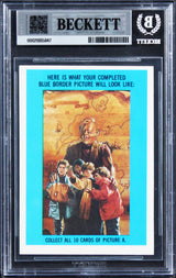 Sean Astin Signed 1985 Topps The Goonies Stickers #15A Card Auto 10! BAS Slabbed