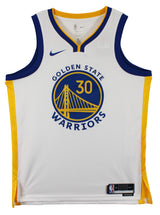 Warriors Stephen Curry Signed White Nike Association Edition Swingman Jersey JSA