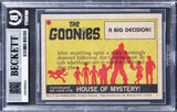 Sean Astin "Mikey" Signed 1985 Topps The Goonies #18 Card Auto 10! BAS Slabbed