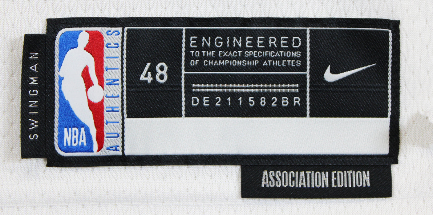 Warriors Stephen Curry Signed White Nike Association Edition Swingman Jersey JSA