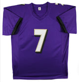 Rashod Bateman Authentic Signed Purple Pro Style Jersey BAS Witnessed